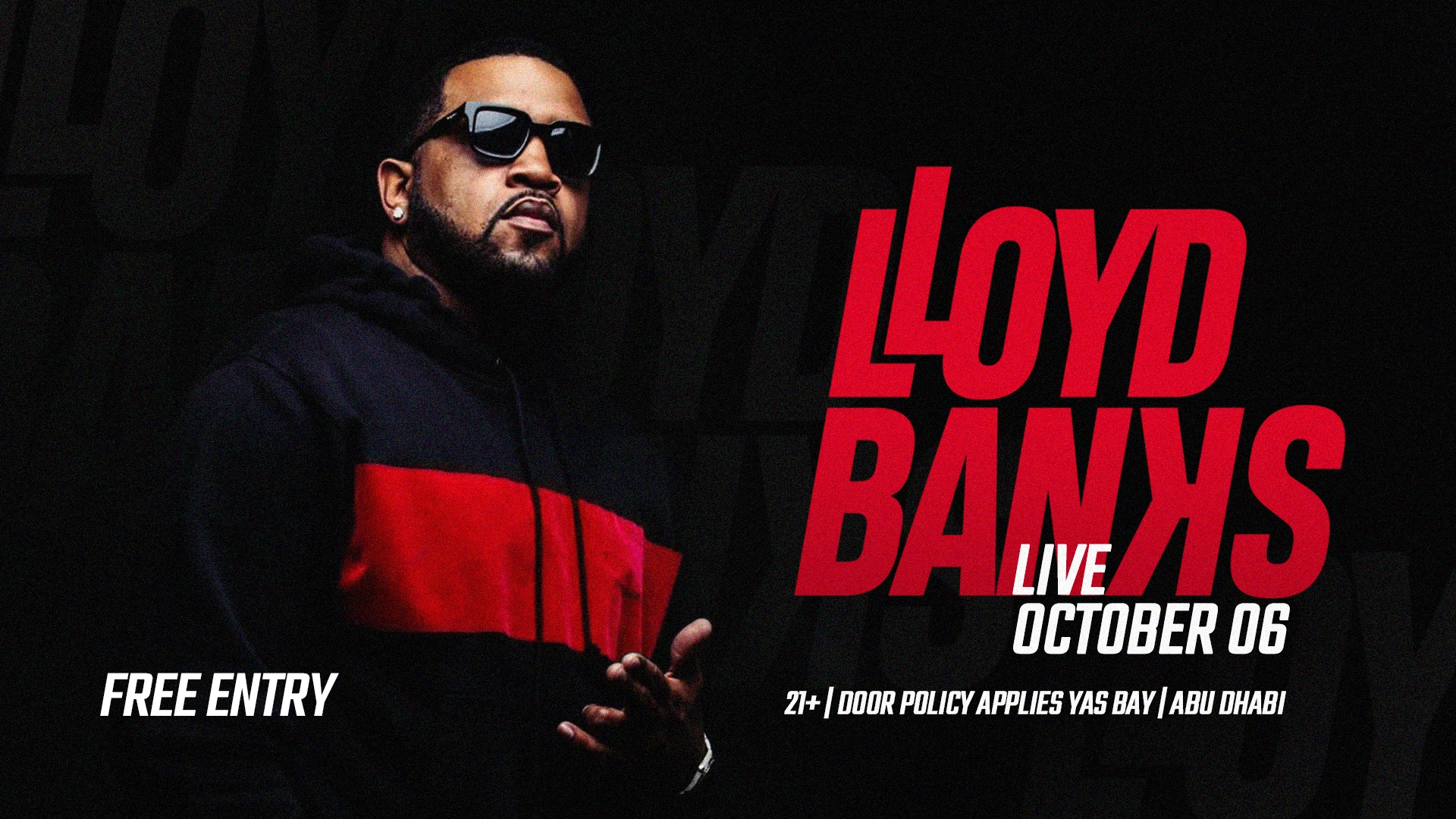 Lloyd Banks Live Exclusive NBA Abu Dhabi Games After Concert at Café del Mar